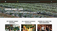 Desktop Screenshot of colvinfamilyfarm.com