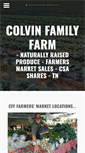 Mobile Screenshot of colvinfamilyfarm.com